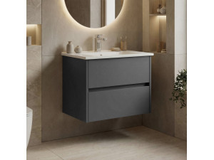 Waschtischunterschrank „Side 65 v2“ – 65 x 45 x 52 cm – Anthrazit matt 2