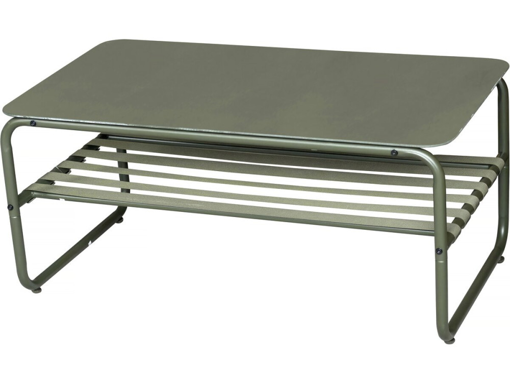 Gartenmöbel aus Metall mit Kissen "Sora" - 4 Sitzplätze - Grün