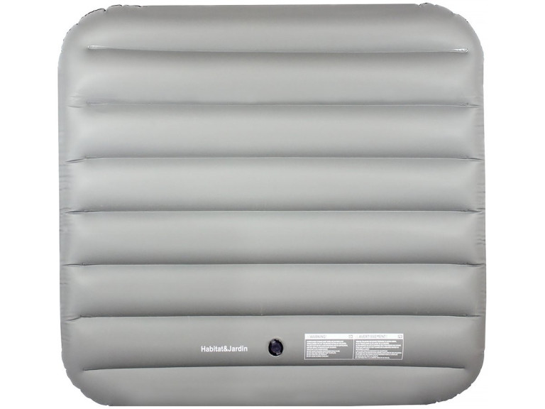 Aufblasbare Abdeckung für Whirlpool - 111 x 113 cm - Grau