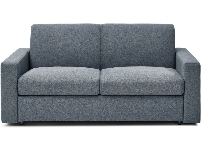 Express-Sofa "Diana" mit Schlaffunktion aus Stoff, 120 cm Bett, 2 Plätze, Grau