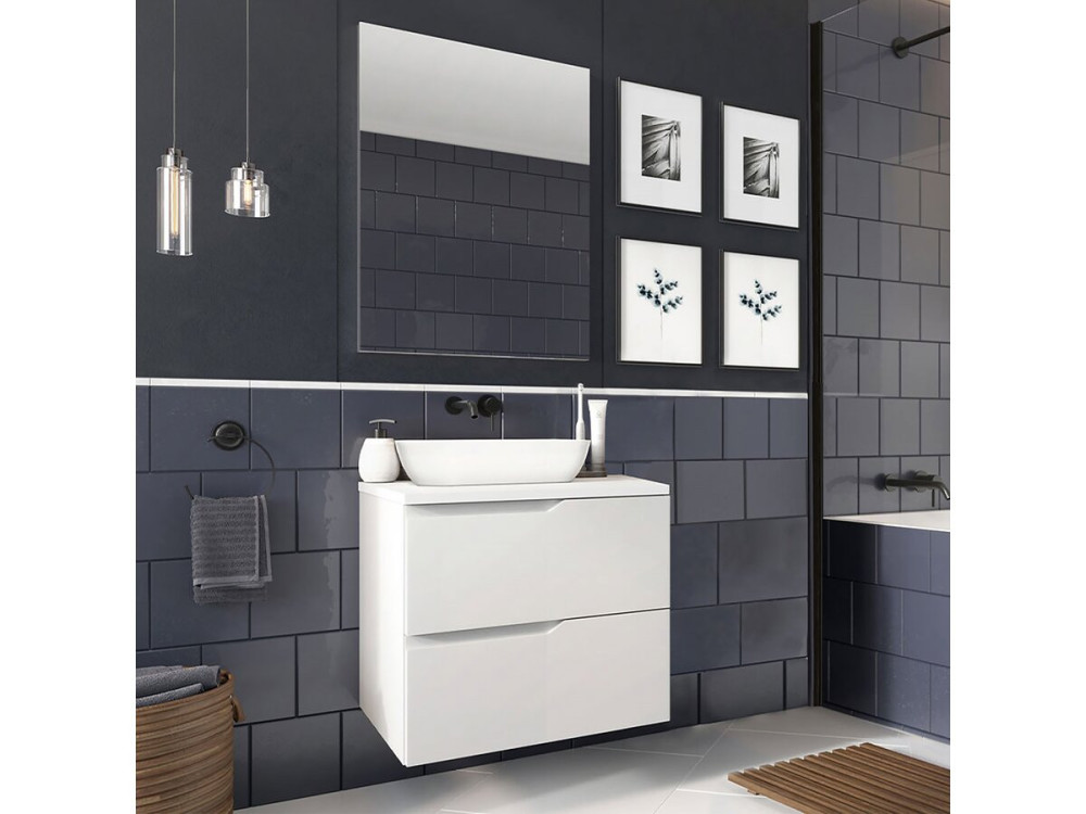 Badezimmermöbel "Ikaria" - 3-teilig - Weiß