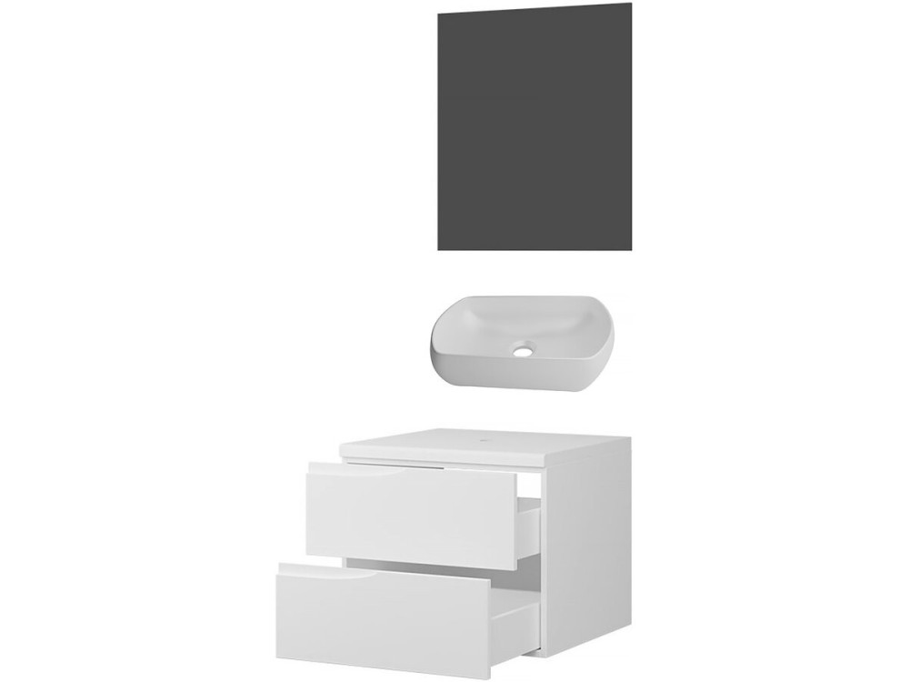 Badezimmermöbel "Ikaria" - 3-teilig - Weiß