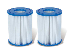 Filterkartuschen im 2er-Set für Filter Typ I Bestway