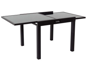 Ausziehbarer Gartentisch aus Aluminium "Porto 8" - Phoenix - Schwarz 2