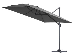 Ampelschirm aus Alu "Sun 3" - 3 x 3 m - Grau 2