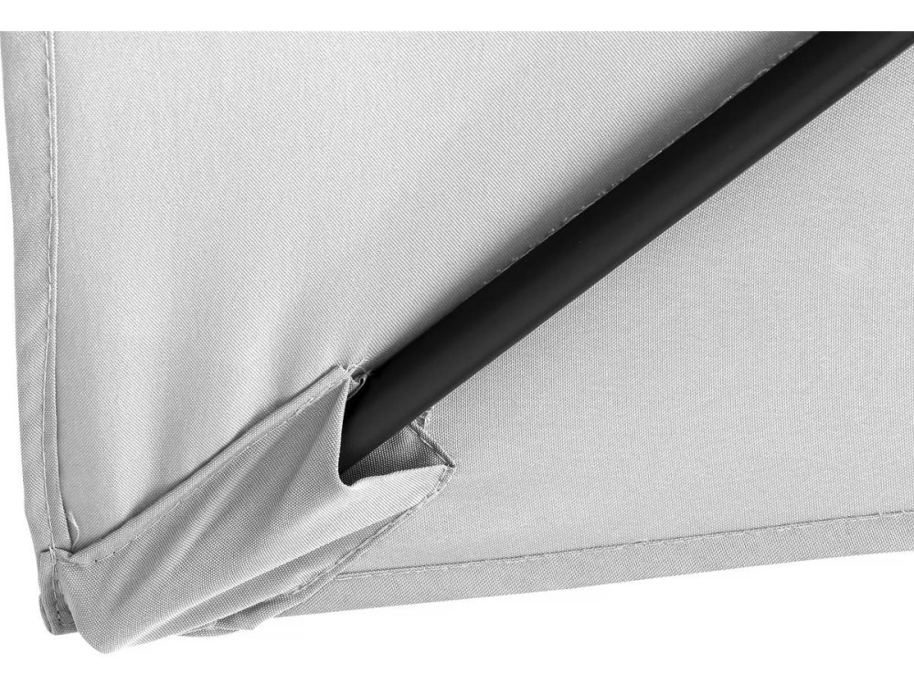 Sonnenschirm "Sol 2" - Rechteckig - 2 x 3 m - Grau + Platten zur Beschwerung inbegriffen