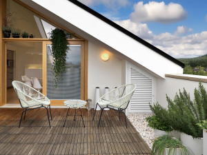 Acapulco Gartenmöbel-Set  "Poli" - 2 Sitze - Weiß 2