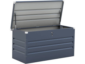 Gartenbox aus Metall "Store" - 480 l - 132 x 61 x 60 cm - Grau