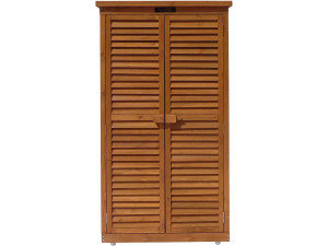 Gartenschrank "Space" - 87 x 46,5 x 160 cm - Braun 2