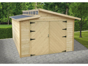 Holzgarage "Torino" - 20.88 m2 - 3.64 x 5.74 x 2.92 m - 28 mm 2