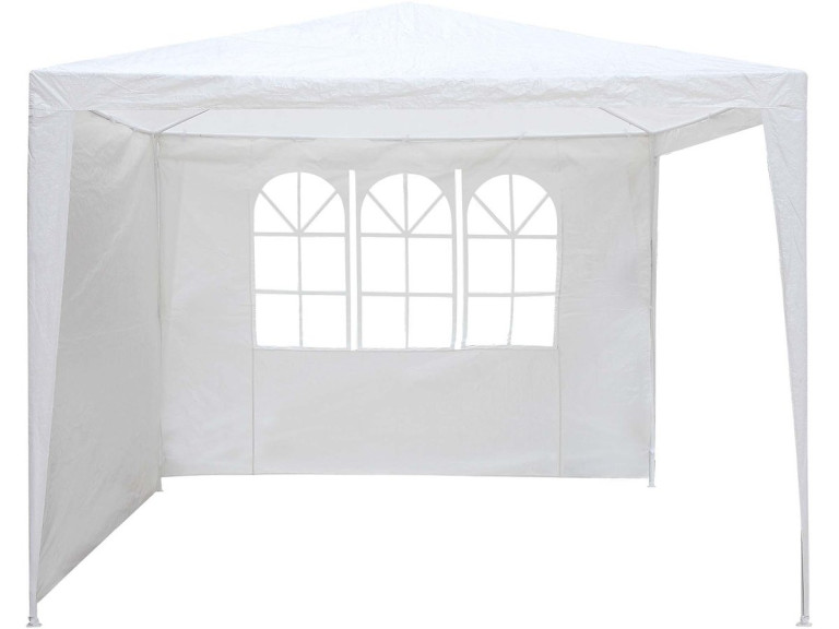 Weißes Ersatztuch für Gartenzelt - Pavillon-Wand - 1,9 x 2,9 m
