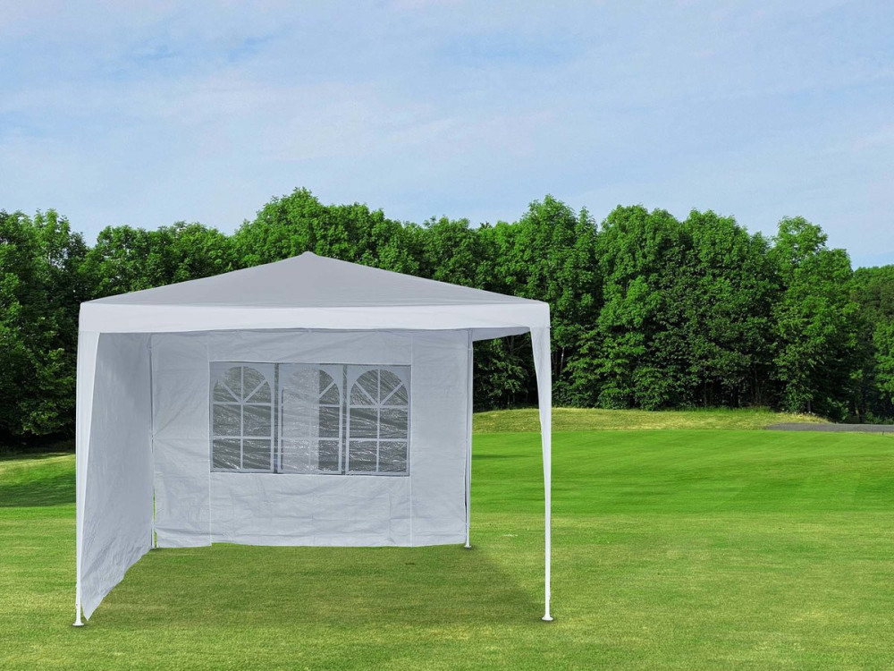 Weißes Ersatztuch für Gartenzelt - Pavillon-Wand - 1,9 x 2,9 m