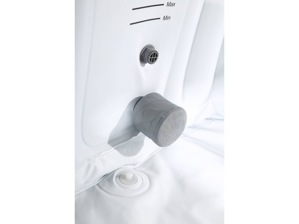 Aufblasbarer Whirlpool Nice aus PVC - 6 Plätze - Braun/Creme
