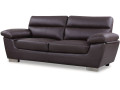 Ledersofa aus rekonstituiertem Leder und PVC "Dallas" - 210 X 88 X 90 cm - 3-Sitzer - Schokolade