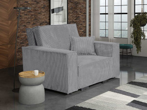 Cord Sessel "Clivia" - Grau 2