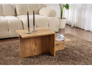 Couchtisch aus Holz "Harmony" 80 x 40 x 40 cm - Atlantische Kiefer 2