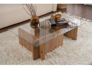 Couchtisch „Flavio“ aus Holz – 105 x 65 x 30 cm – Atlantische Kiefer 2