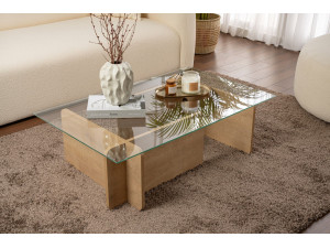 Couchtisch „Flavio“ aus Holz – 105 x 65 x 30 cm – Eiche 2