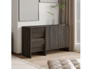 Holzbuffet "Laris 130" - 130 x 44 x 82 cm - Braun 2