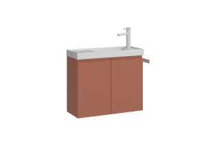 Waschtischunterschrank „Ferla 60“ – 60 x 22 x 50 cm – Matte Cinnamon