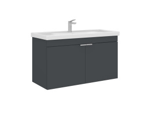 Waschtischunterschrank „Desna 100“ – 100 x 45 x 58 cm – Anthrazit matt