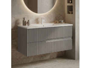Waschtischunterschrank „Moonlight 90 v2“ – 91 x 51 x 51 cm – Matte Mink 2
