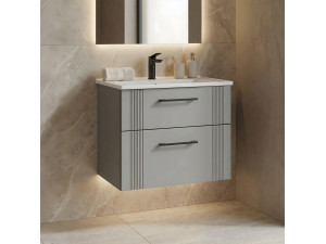 Waschtischunterschrank „Bari 65 v2“ – 65 x 45 x 55 cm – Matt-Kaschmir 2