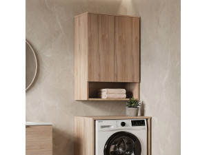 Badezimmerschrank „Bosco Lume 70“ – 70 x 36 x 100 cm – Eiche 2