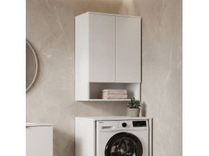 Badezimmerschrank „Bosco Lume 70“ – 70 x 36 x 100 cm – Mattweiß 2