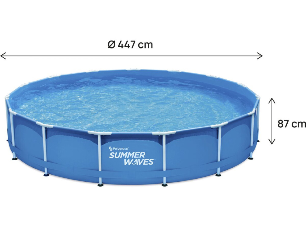 Pool Rund "Annie" - 4,57 x 4,57 x 0,84 m - Blau