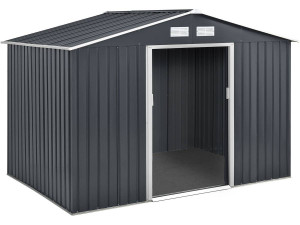 Gerätehaus aus Metall "Vegas" - 5,29 m2 (4,83 m2 Bodenfläche) - Grau
