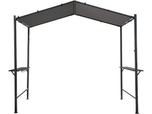 Grill-Pergola - 277 x 149 cm - Anthrazit
