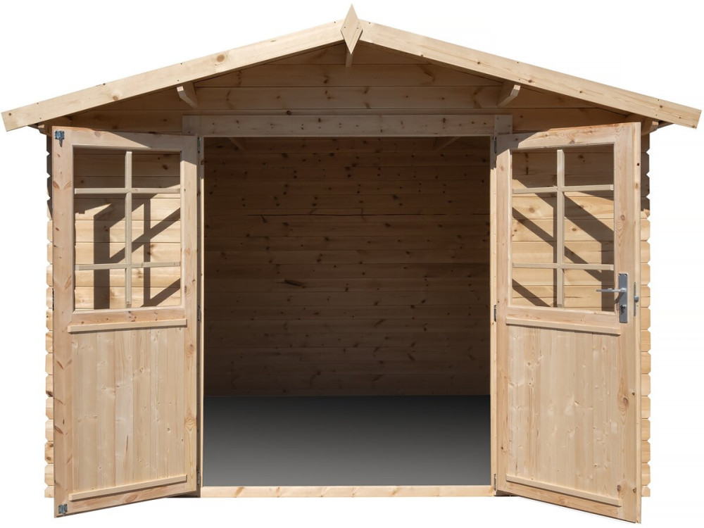 Gartenhaus aus Holz 9,4 m² "Lys" - 320 x 298 x 225 cm - 28 mm
