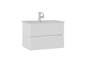 Waschtischunterschrank „Moonlight 70 v2“ – 71 x 51 x 51 cm – Matte White