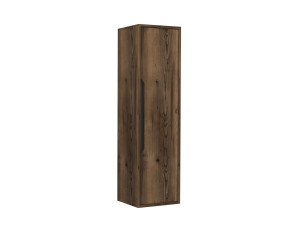 Badezimmerschrank „Galia 40“ – 40 x 30 x 138 cm – Dark Walnut
