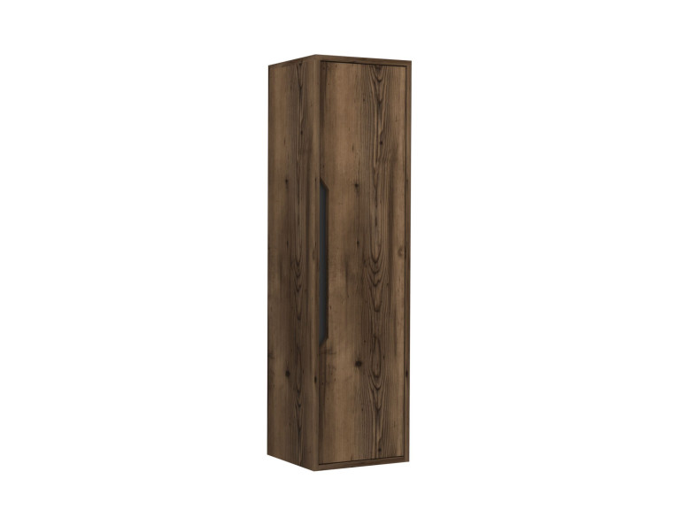 Badezimmerschrank „Galia 40“ – 40 x 30 x 138 cm – Dark Walnut