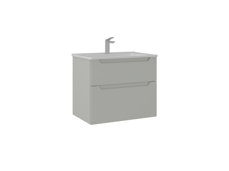 Waschtischunterschrank „Messina 65 v2“ – 65 x 45 x 55 cm – Matt-Cashmere
