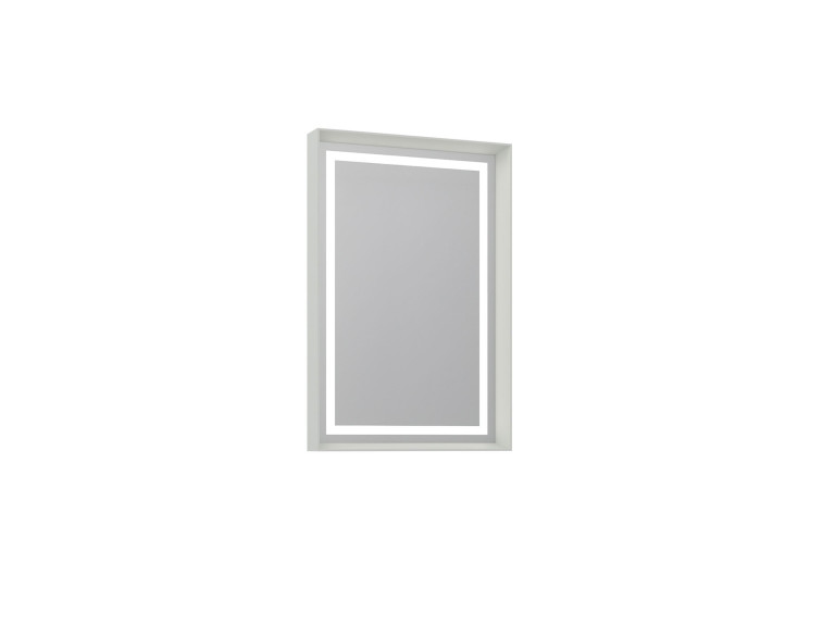 Dekorativer Holzspiegel „Craft 60 x 90 v2“ – 60 x 10 x 90 cm – Matt-Kaschmir