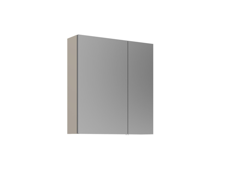 Badezimmerschrank mit Spiegel „Desna 60“ – 60 x 16 x 66 cm – Sand