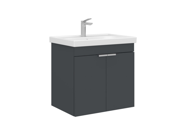 Waschtischunterschrank „Desna 60“ – 60 x 45 x 58 cm – Anthrazit matt
