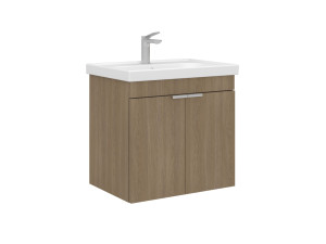 Waschtischunterschrank „Desna 60“ – 60 x 45 x 58 cm – Sonomo-Eiche