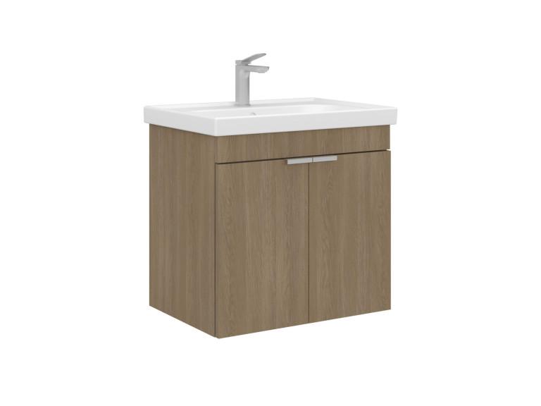 Waschtischunterschrank „Desna 60“ – 60 x 45 x 58 cm – Sonomo-Eiche