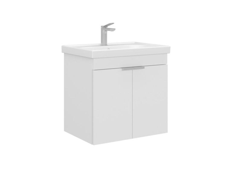 Waschtischunterschrank „Desna 60“ – 60 x 45 x 58 cm – Mattweiß