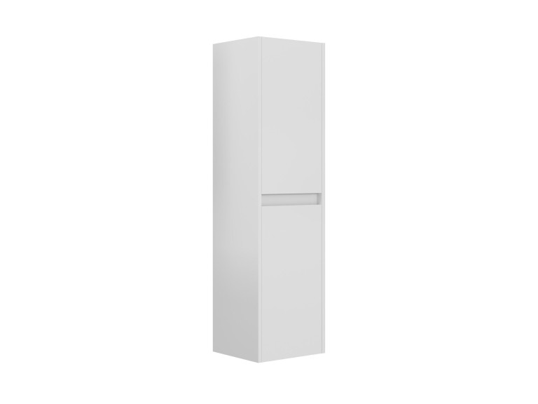 Badezimmerschrank „Arno 40“ – 40 x 27 x 138 cm – Weiß