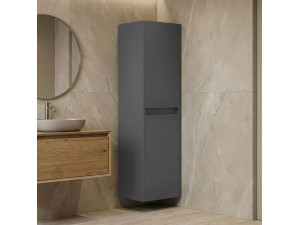 Badezimmerschrank „Arno 40“ – 40 x 27 x 138 cm – Anthrazit 2
