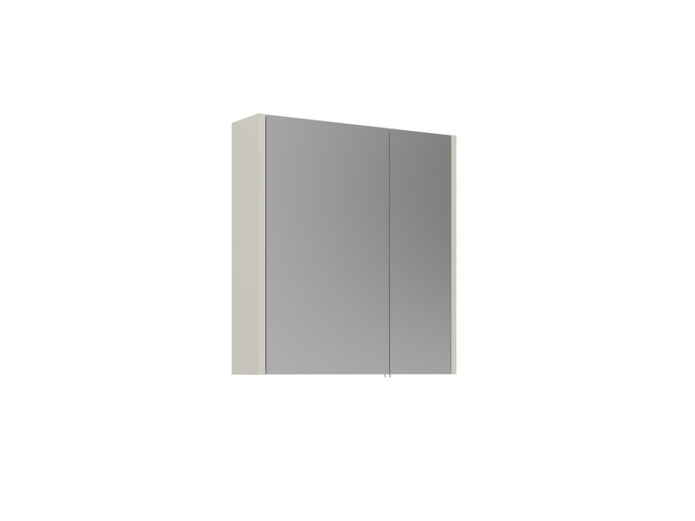 Badezimmerschrank mit Spiegel „Arno 60“ – 60 x 16 x 66 cm – Cashmere