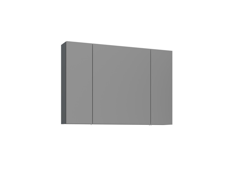 Badezimmerschrank mit Spiegel „Bari 100“ – 97 x 16 x 66 cm – Anthrazit matt