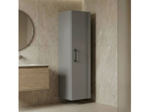 Badezimmerschrank „Bari 40“ – 40 x 32 x 138 cm – Matt-Kaschmir 2