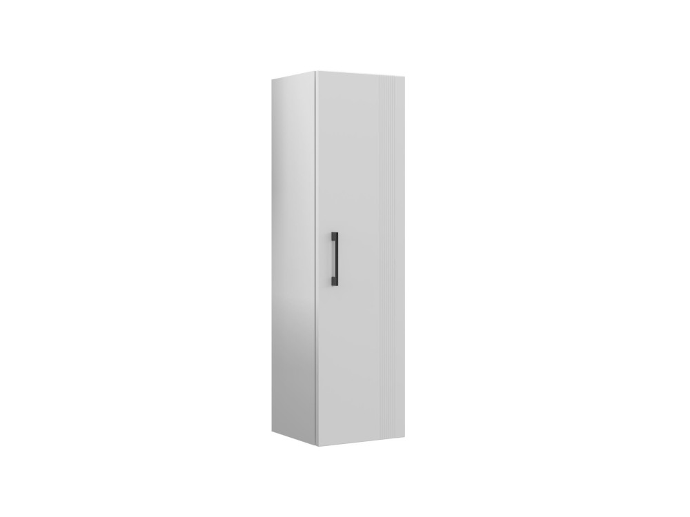 Badezimmerschrank „Bari 40“ – 40 x 32 x 138 cm – Mattweiß
