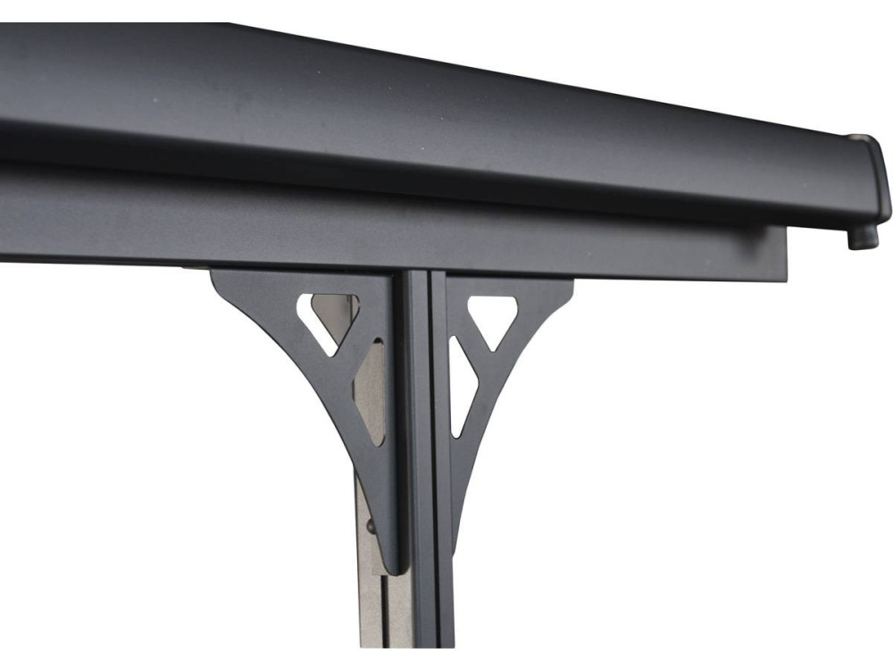 Carport "Denver" - 5,02 x 3,13 x 2,05 m - Transparent / Schwarz